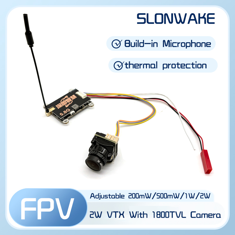 Fpv Drone Camera - Transmisor VTX SLONWAKE 5.8G 56CH 2W