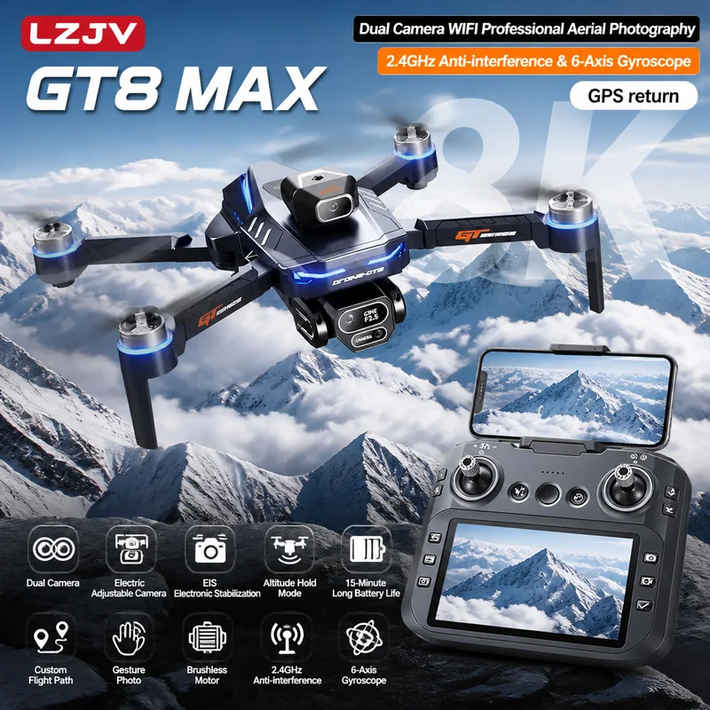 Gps Module Drone - Dron Plegable GT8 Max 8K HD