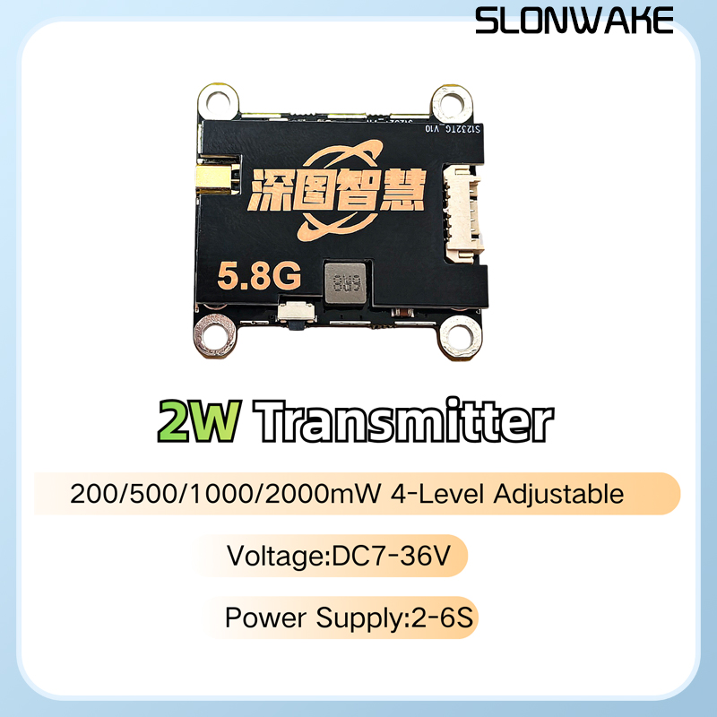 Transmisor VTX SLONWAKE 5.8G 5 - Fpv Drone Camera reseña y precio
