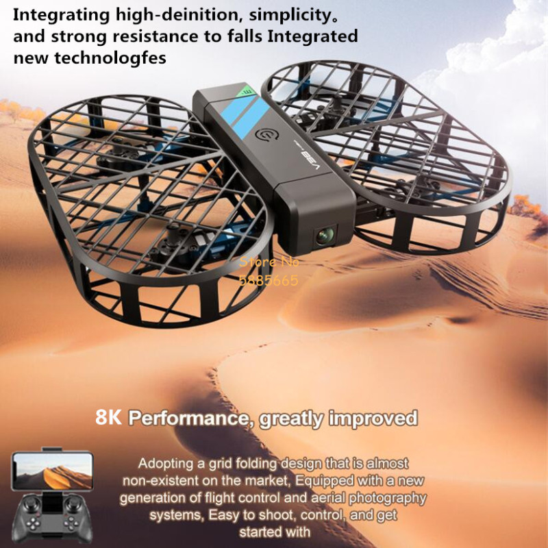 Cámara HD 8K 360 °   Protecció - Drone Rc App reseña y precio