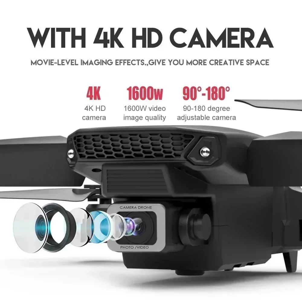 E88 Pro WIFI FPV Drone gran an - Drone Rc App reseña y precio