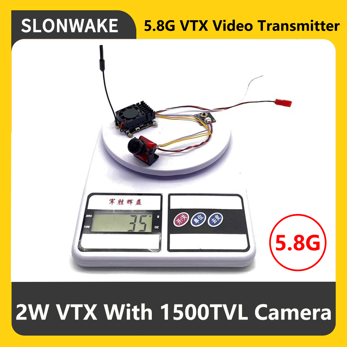 Transmisor FPV VTX SLONWAKE 5. - Fpv Drone Camera reseña y precio