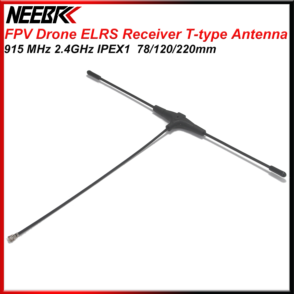 Dron FPV 915MHz 2,4 GHz antena - Crossfire Receiver Rx reseña y precio