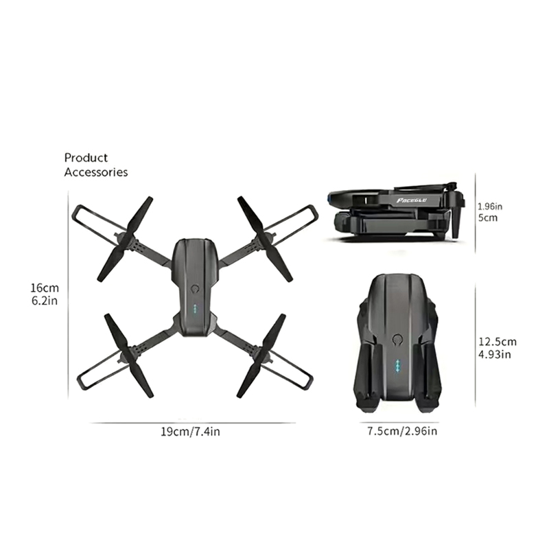 FACEGLE UAV E99 Nova, Mini Dro - Drone Rc App reseña y precio