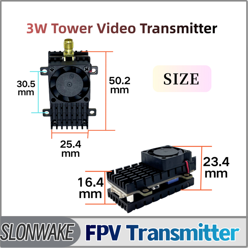 SLONWAKE 5,8G 3000mW simulació - Vtx Video Transmitter reseña y precio